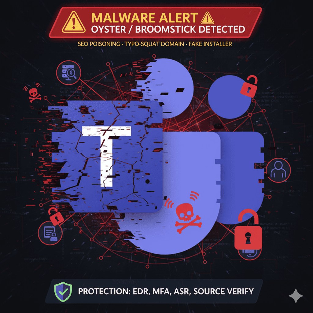 Malvertising Campaign Targets Microsoft Teams with Oyster Backdoor